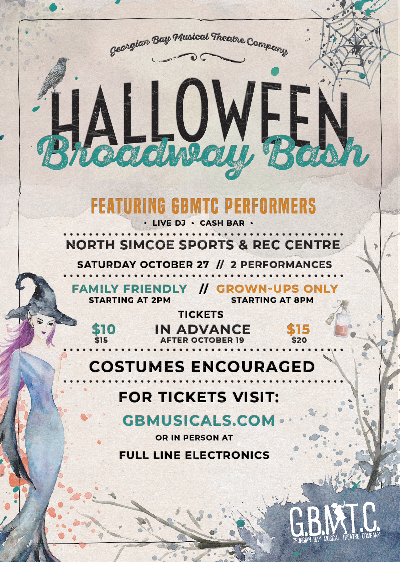 halloween bash poster